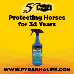 Pyranha insect and grooming products protecting horses for 50 years